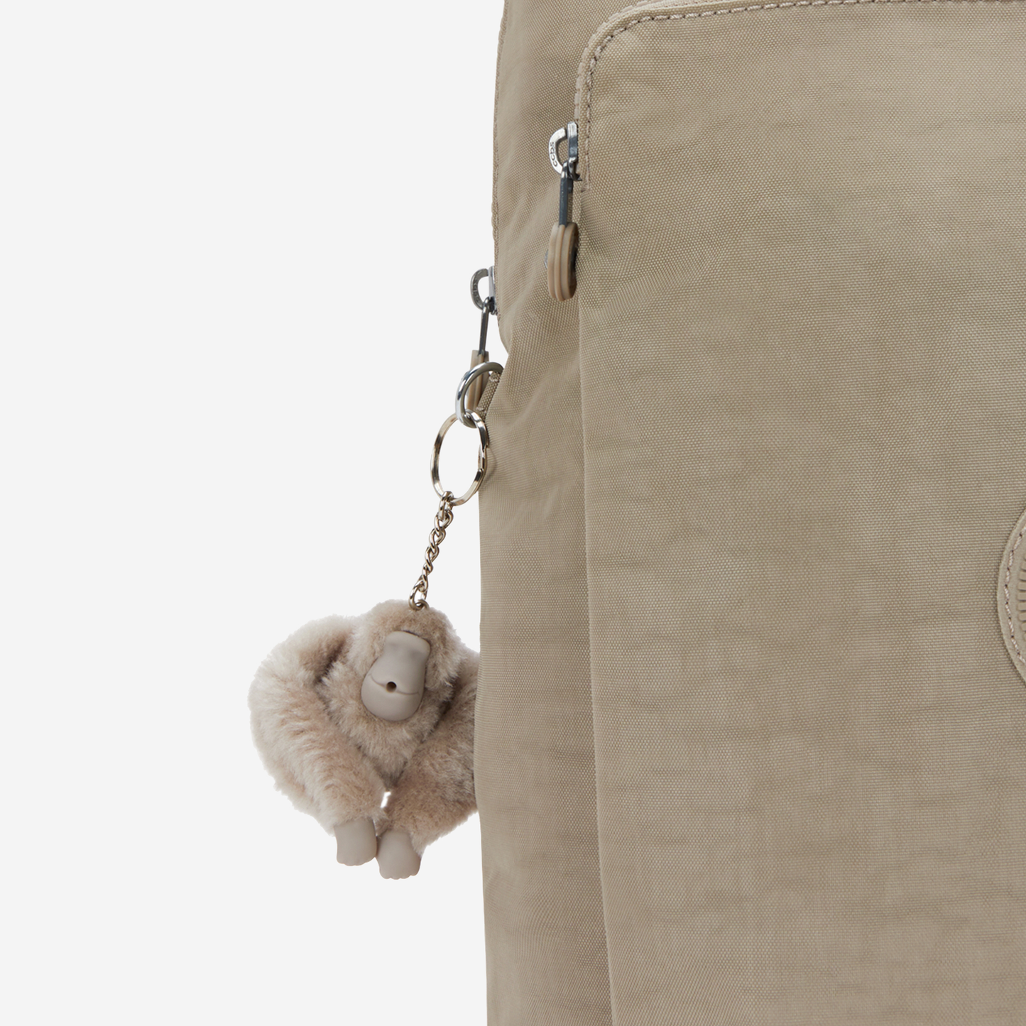 Kipling Kazuki Soft Taupe Medium Backpack (with Laptop Compartment) I3171-4PW