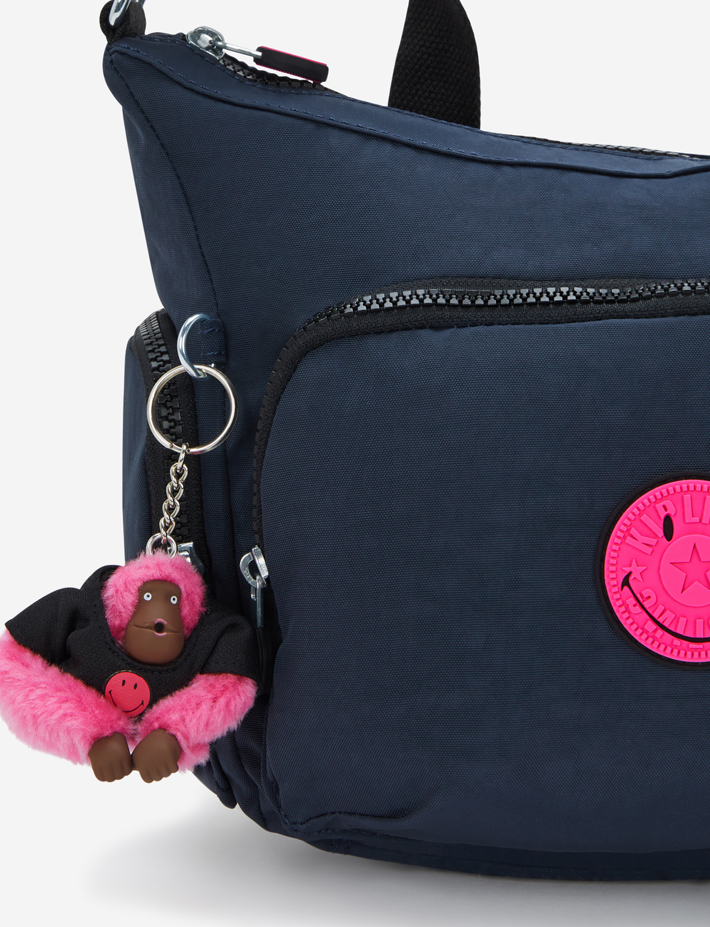 Kipling Gabb S Pink Fun Blue Medium Crossbody I9883-9KS