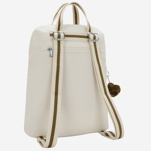 Kipling Kazuki Soft Sand Medium Backpack (with Laptop Compartment) I3171-9LO