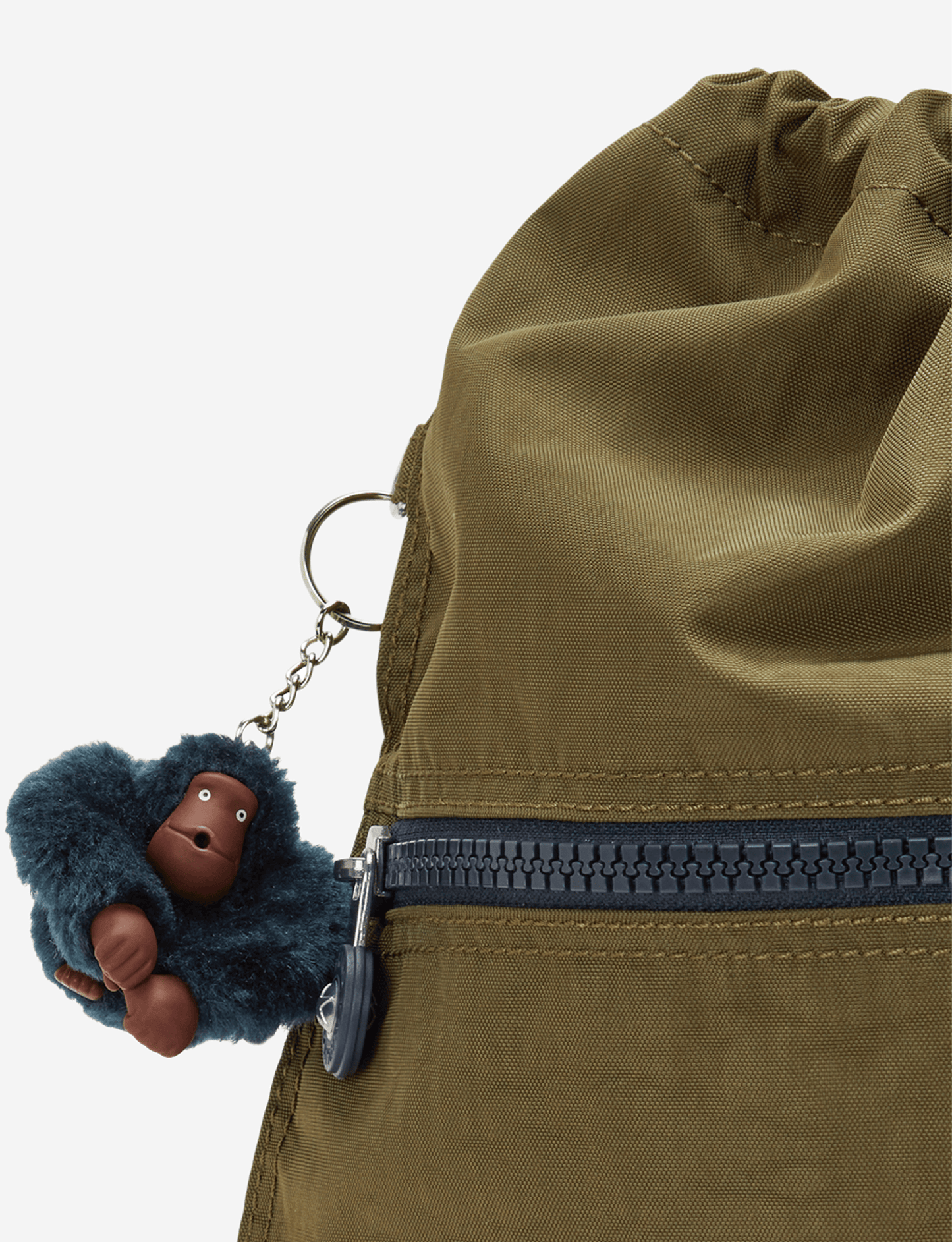 Kipling Supertaboo Treasure Green Medium Backpack (with Drawstring) 09487-1HW