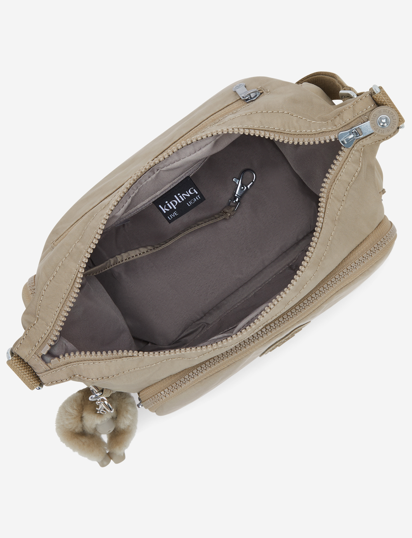 Kipling Gabb S Soft Taupe Medium Crossbody I4493-4PW