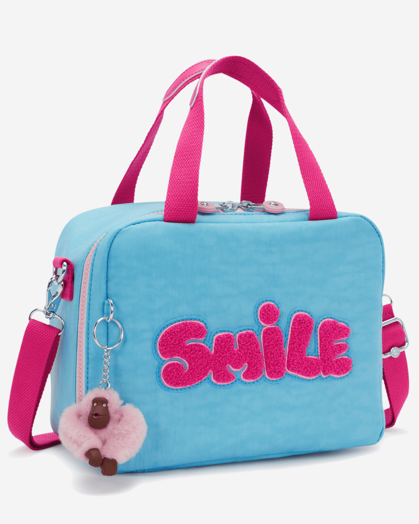 Kipling Miyo Smile Blue Bl Large LunchBag with Trolley Sleeve I4126-5GV