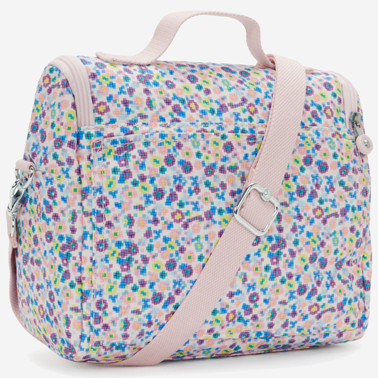 KIPLING New Kichirou Digi Flower Prt Large lunchbag (with trolley sleeve) I5749-7ER