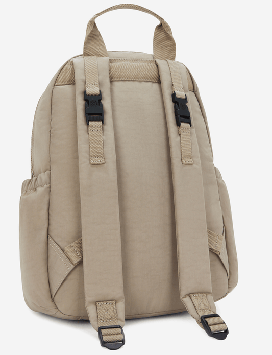 Kipling Maisie Soft Taupe Medium baby Backpack (with Changing Mat) I3339-4PW