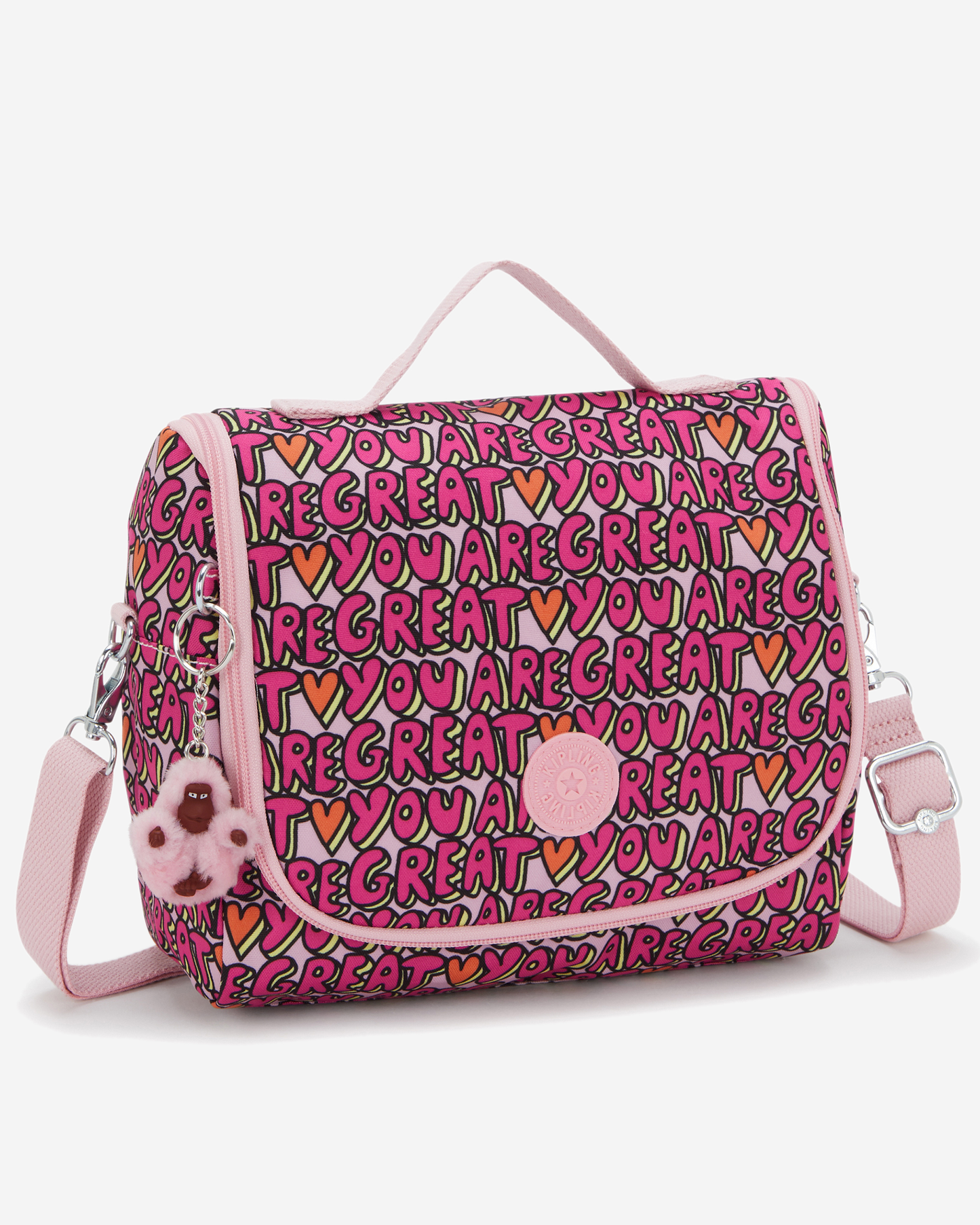 Kipling New Kichirou U R Great Prt Large LunchBag with Trolley Sleeve I5749-6KZ