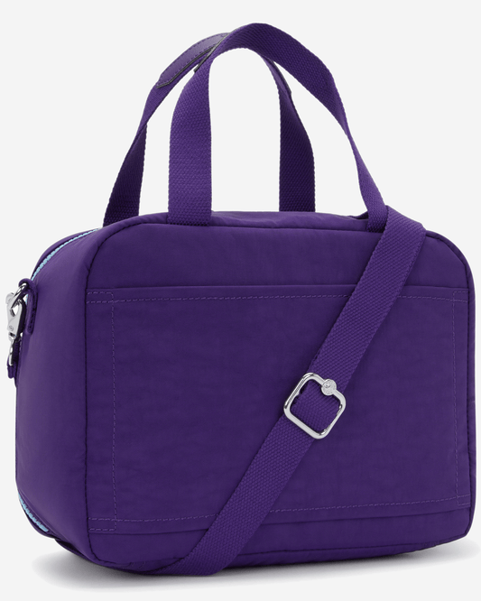 Kipling Miyo Vip Purple Large LunchBag with Trolley Sleeve 15381-4PI