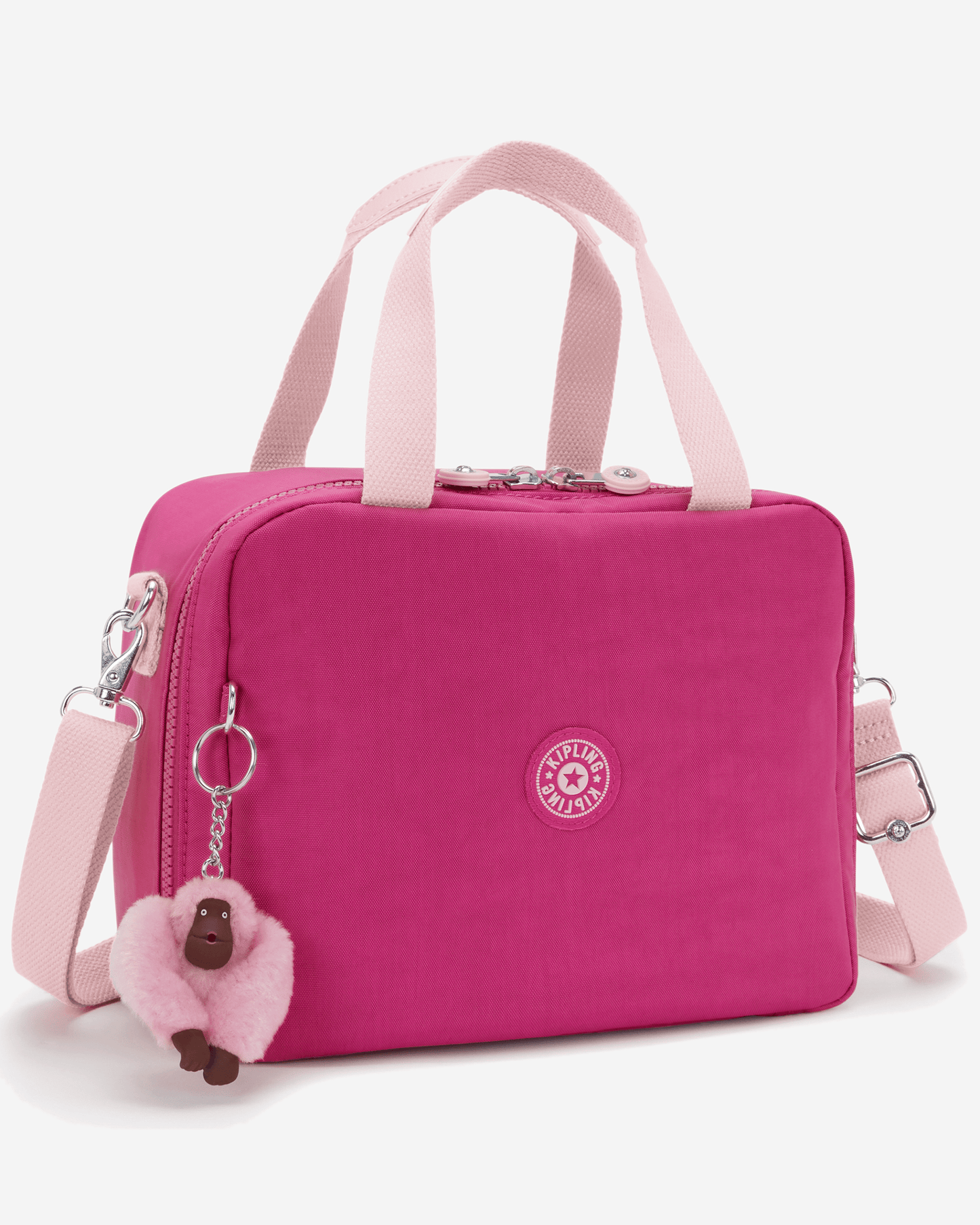 Kipling Miyo Intense Rose Large LunchBag with Trolley Sleeve 15381-2GU