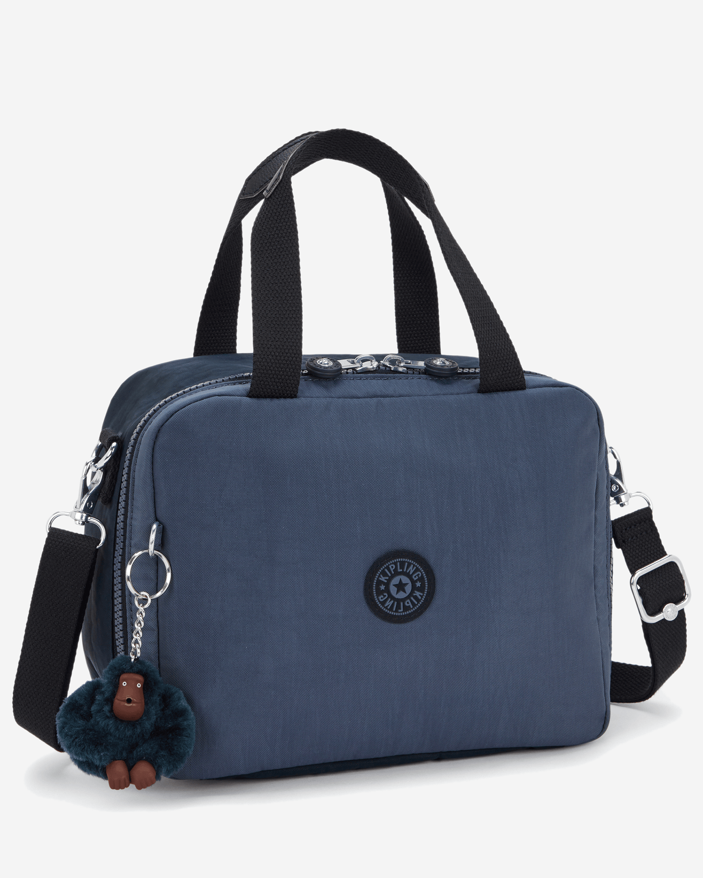 Kipling Miyo Game Grey Large LunchBag with Trolley Sleeve 15381-7FK