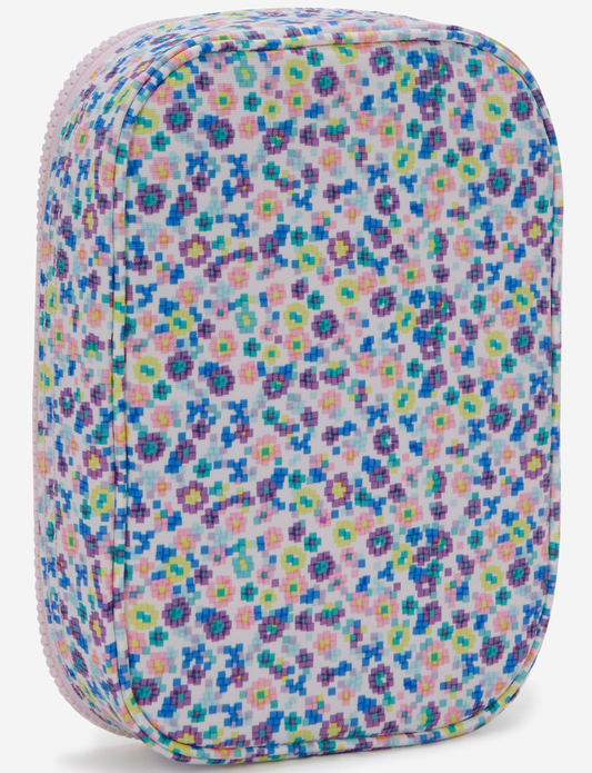 Kipling 100 Pens Digi Flower Prt Large Pencase I6002-7ER