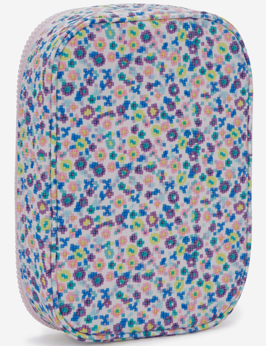 Kipling 100 Pens Digi Flower Prt Large Pencase I6002-7ER