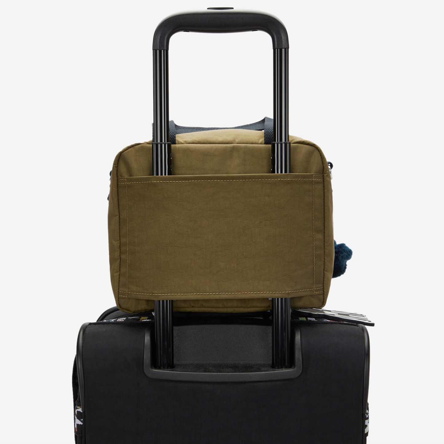 KIPLING Miyo Treasure Green Large lunchbag (with trolley sleeve) 15381-1HW