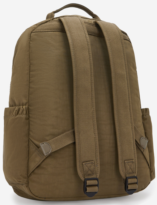 Kipling Seoul Smooth Khaki Large Backpack I5210-1NA
