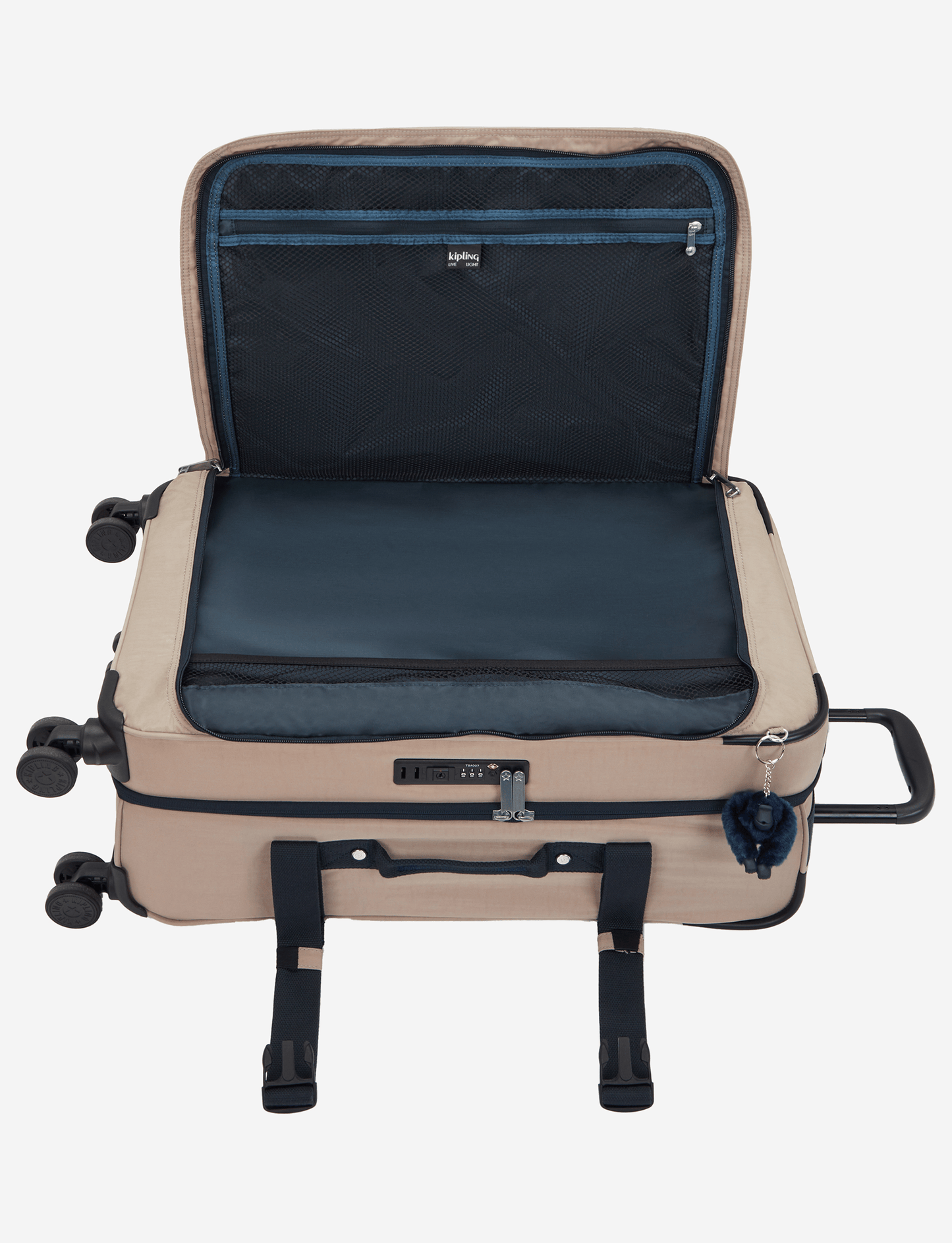 Kipling Spontaneous M Soft Taupe C Medium Wheeled Luggage I6918-7ML
