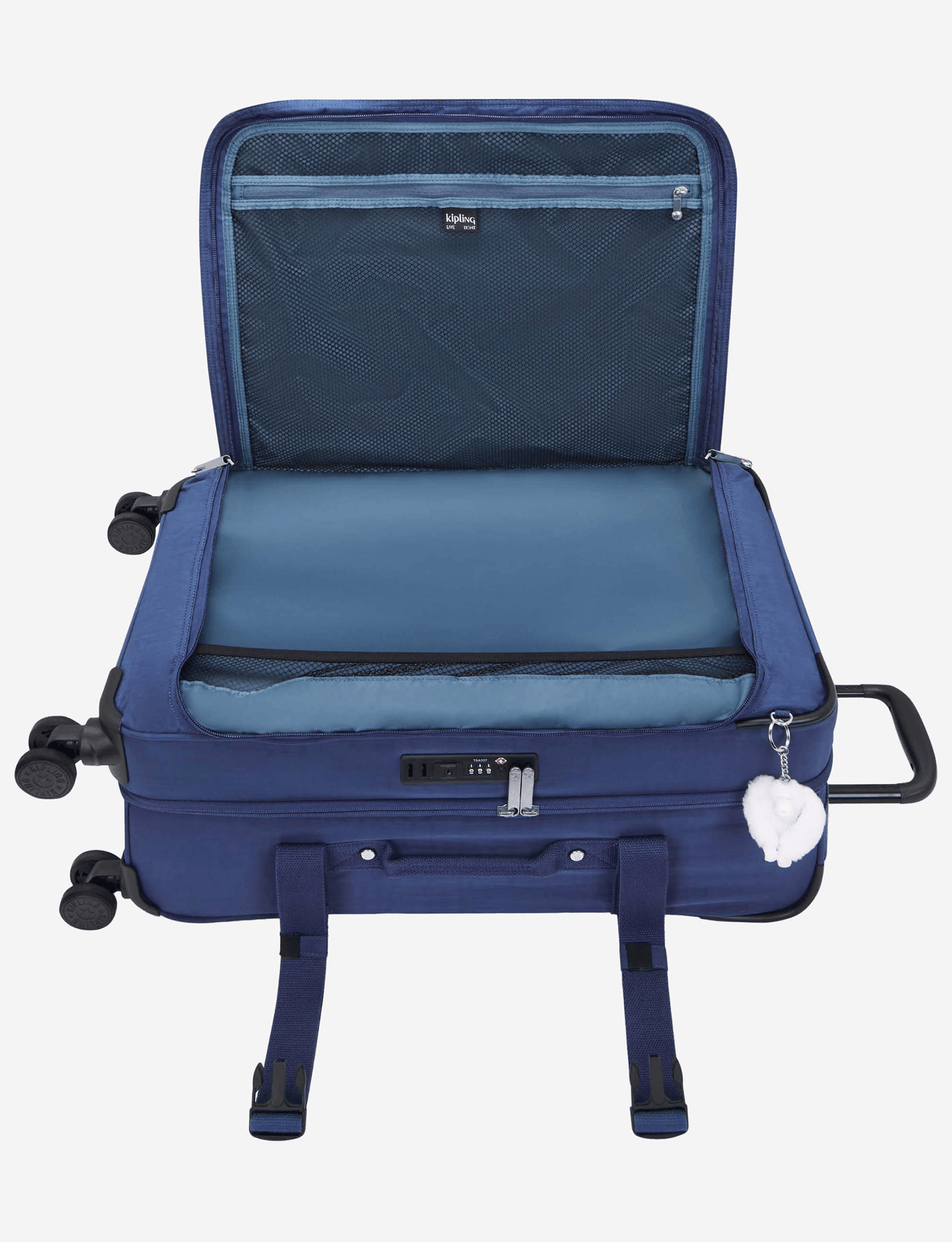 Kipling Spontaneous M Casual Blue C Medium Wheeled Luggage I6918-3RA
