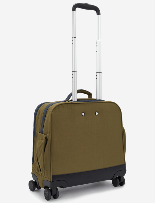 Kipling New Storia Treasure Green Kids' 4-Wheeled School Bag with Laptop Compartment I4050-1HW