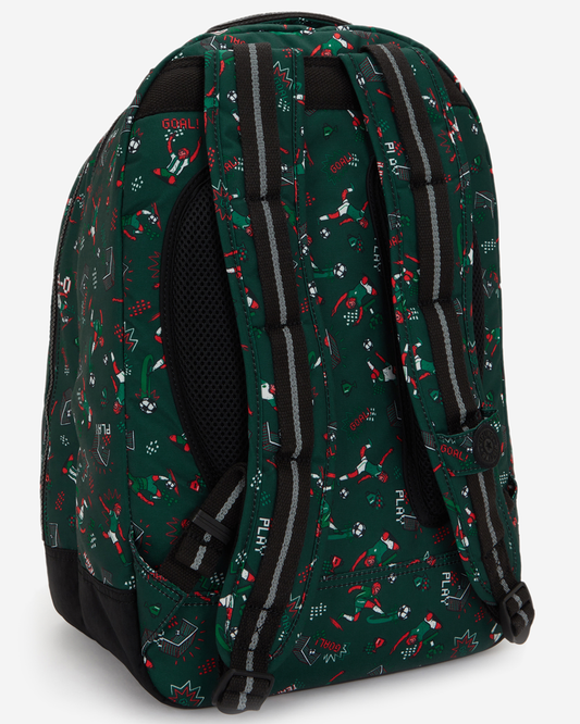 Kipling Class Room Soccer Prt Large Backpack with Laptop Compartment I7090-2KT