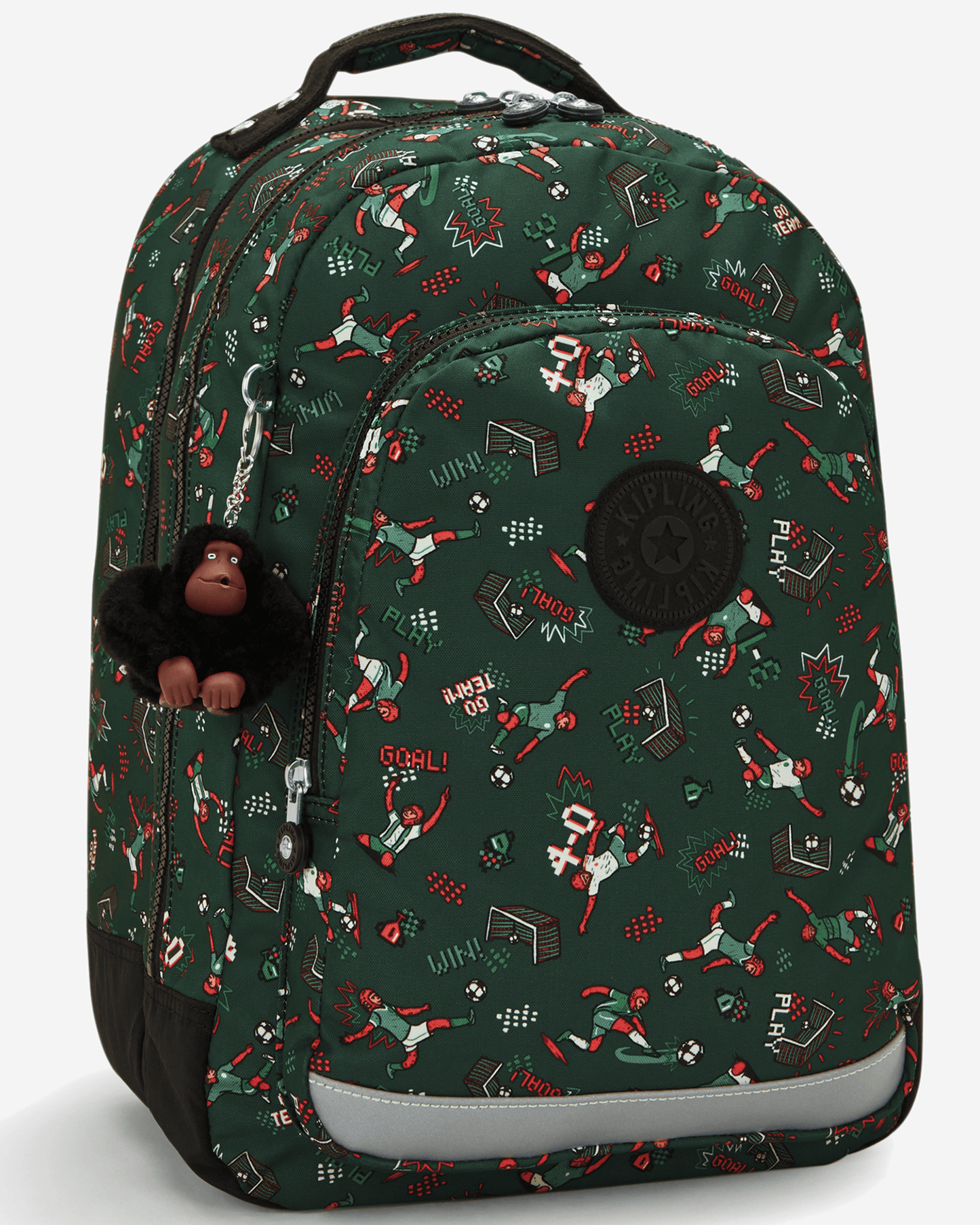 Kipling Class Room Soccer Prt Large Backpack with Laptop Compartment I7090-2KT