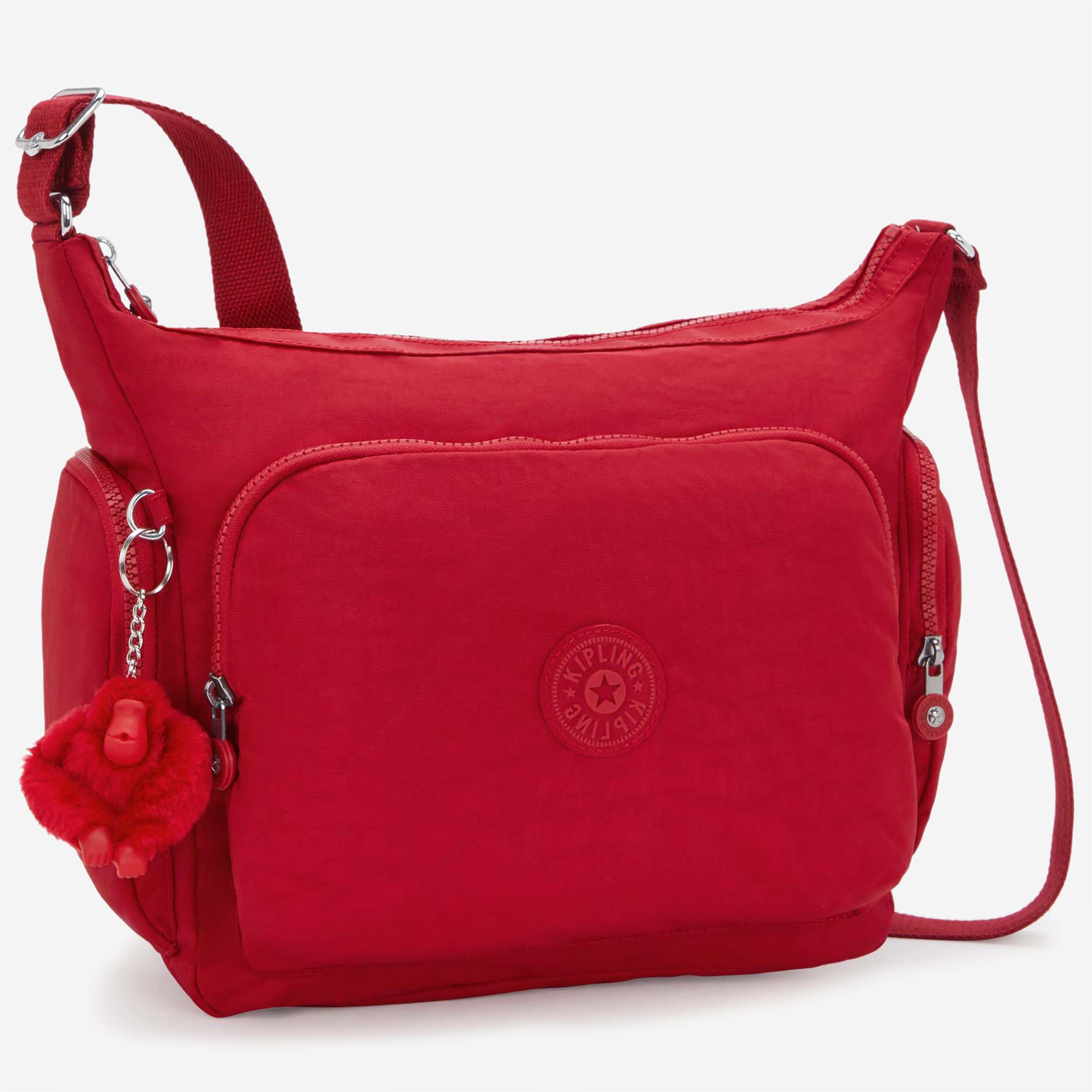 Kipling Gabb Ruby Red Large Crossbody I5740-1NW
