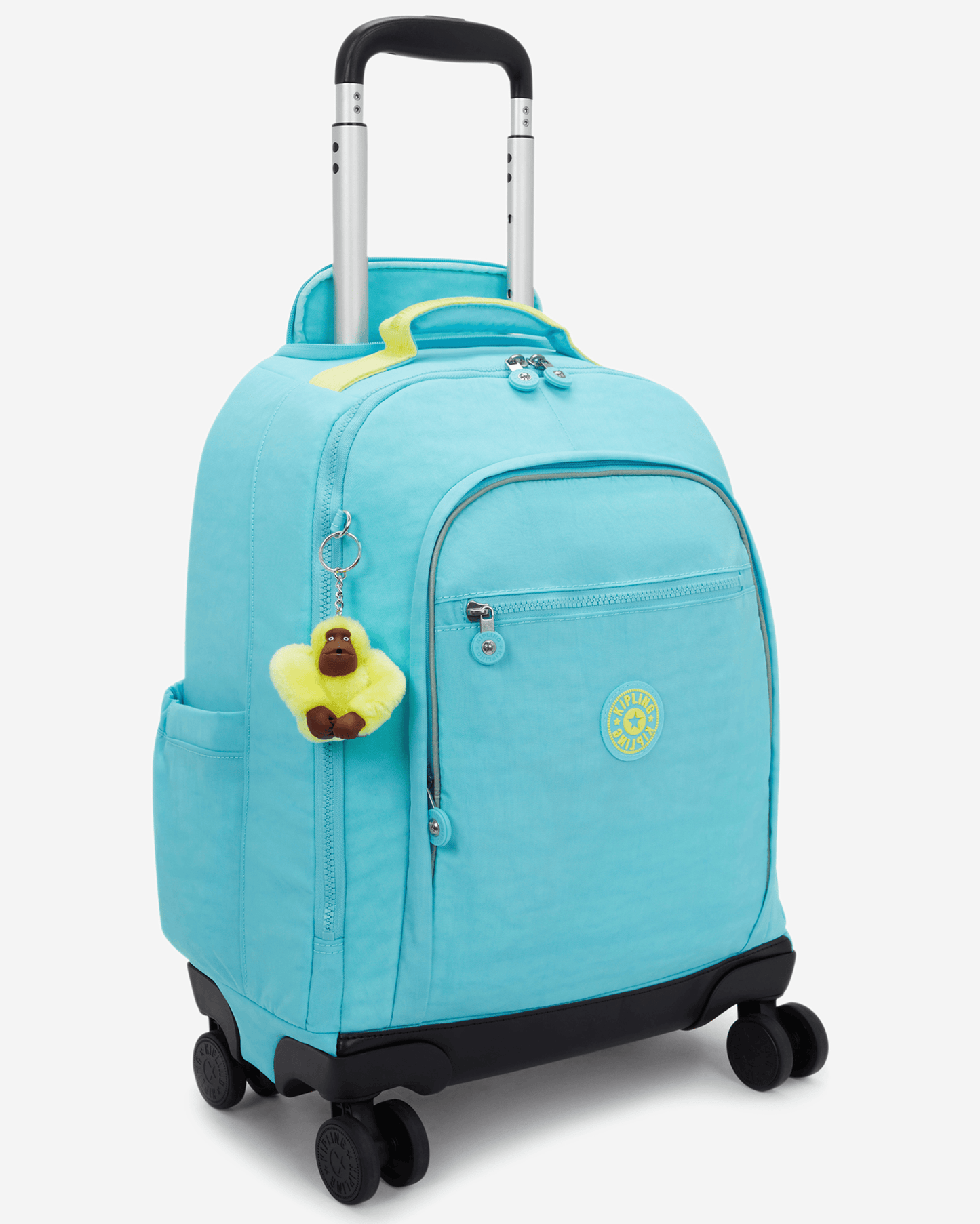 Kipling New Zea Splash Blue Large Wheeled Backpack with Laptop Compartment I5246-3KR