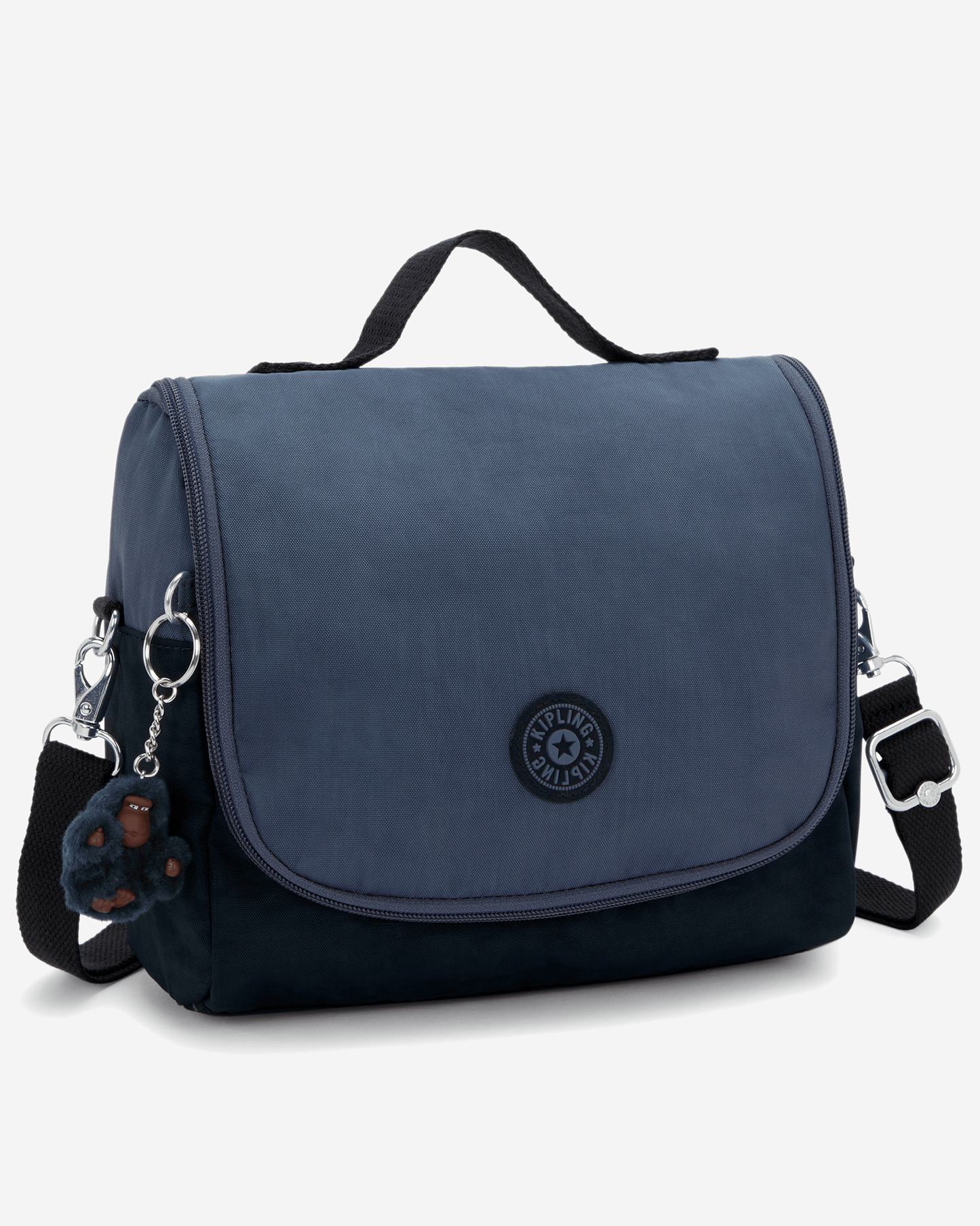 Kipling New Kichirou Game Grey Large LunchBag with Trolley Sleeve 15289-7FK
