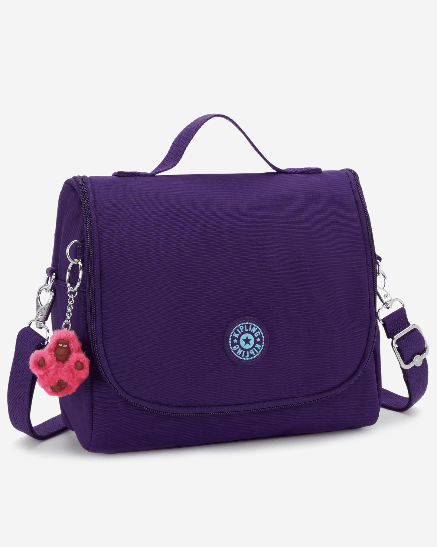 Kipling New Kichirou Vip Purple Large LunchBag with Trolley Sleeve 15289-4PI