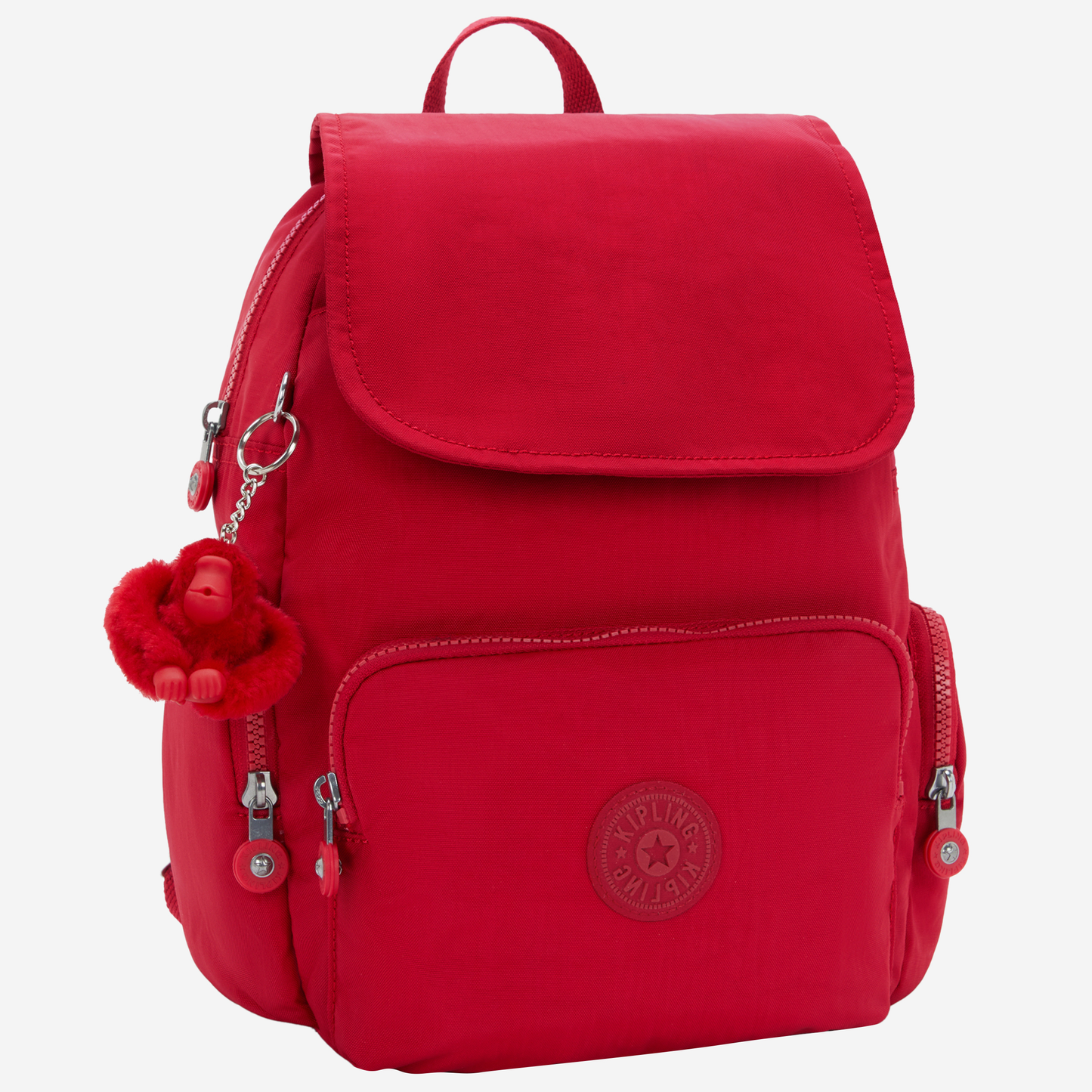 Kipling City Zip S Ruby Red Small Backpack I3523-1NW