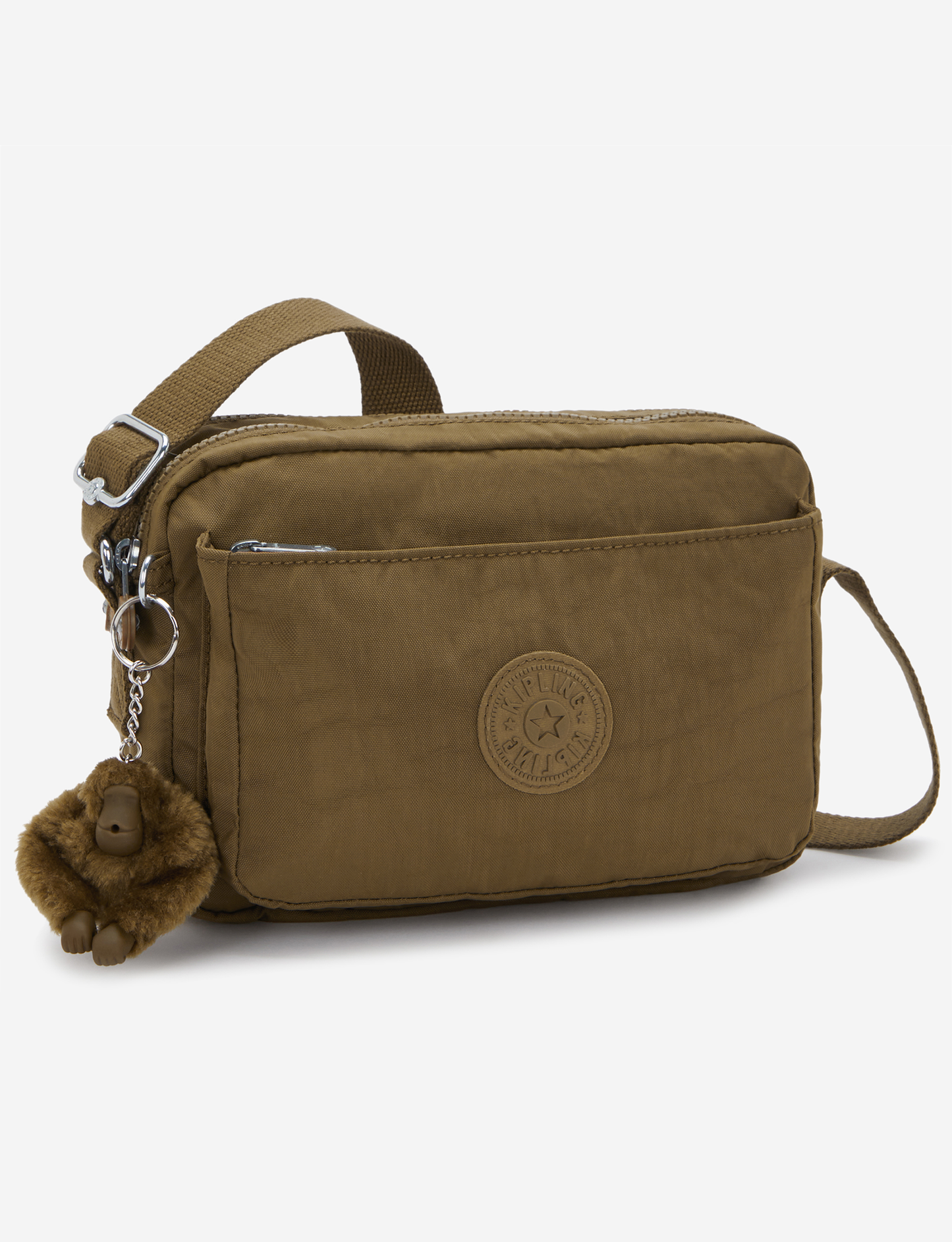 KIPLING Abanu M Smooth Khaki Medium crossbody I7076-1NA