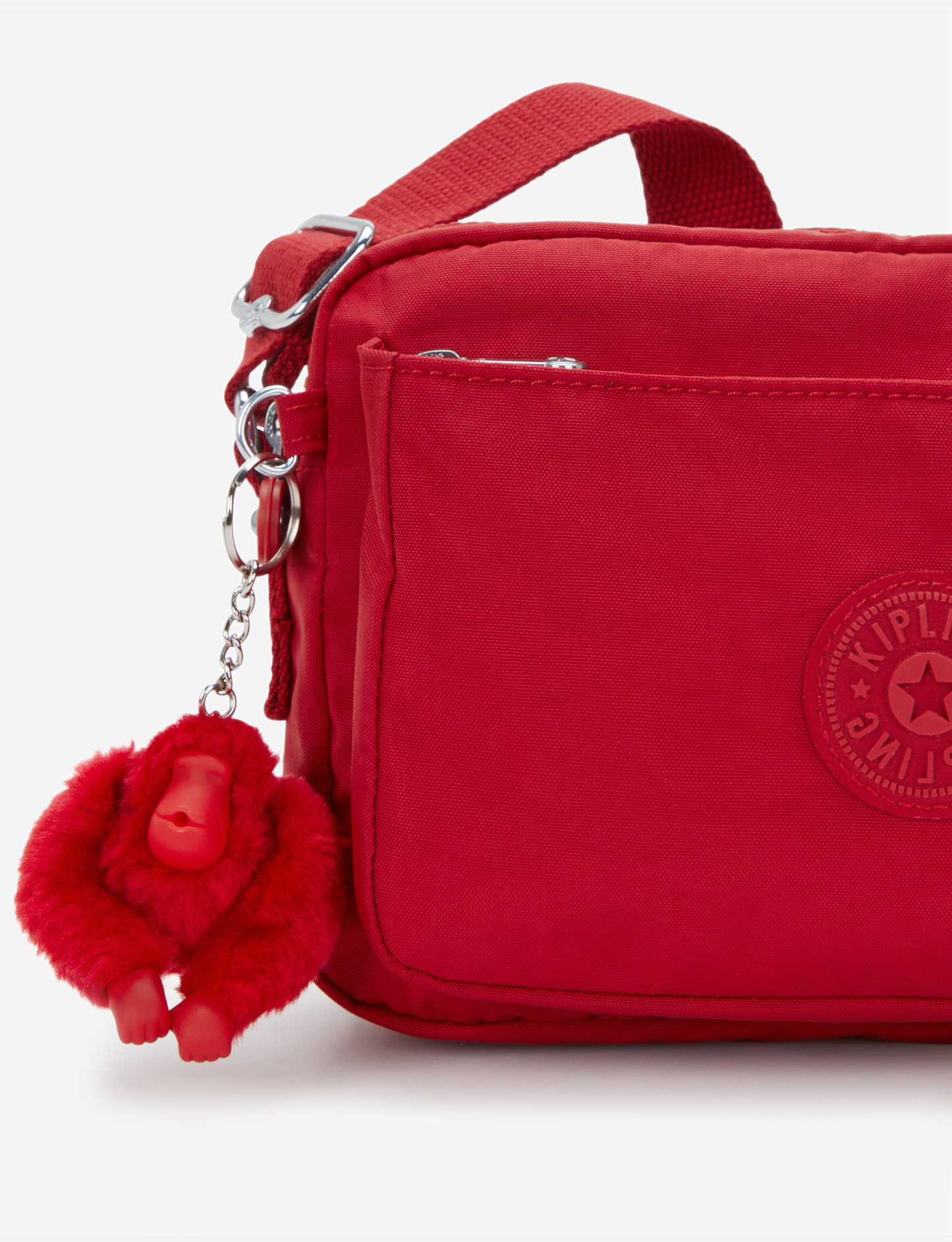 KIPLING Abanu M Ruby Red Medium crossbody I7076-1NW