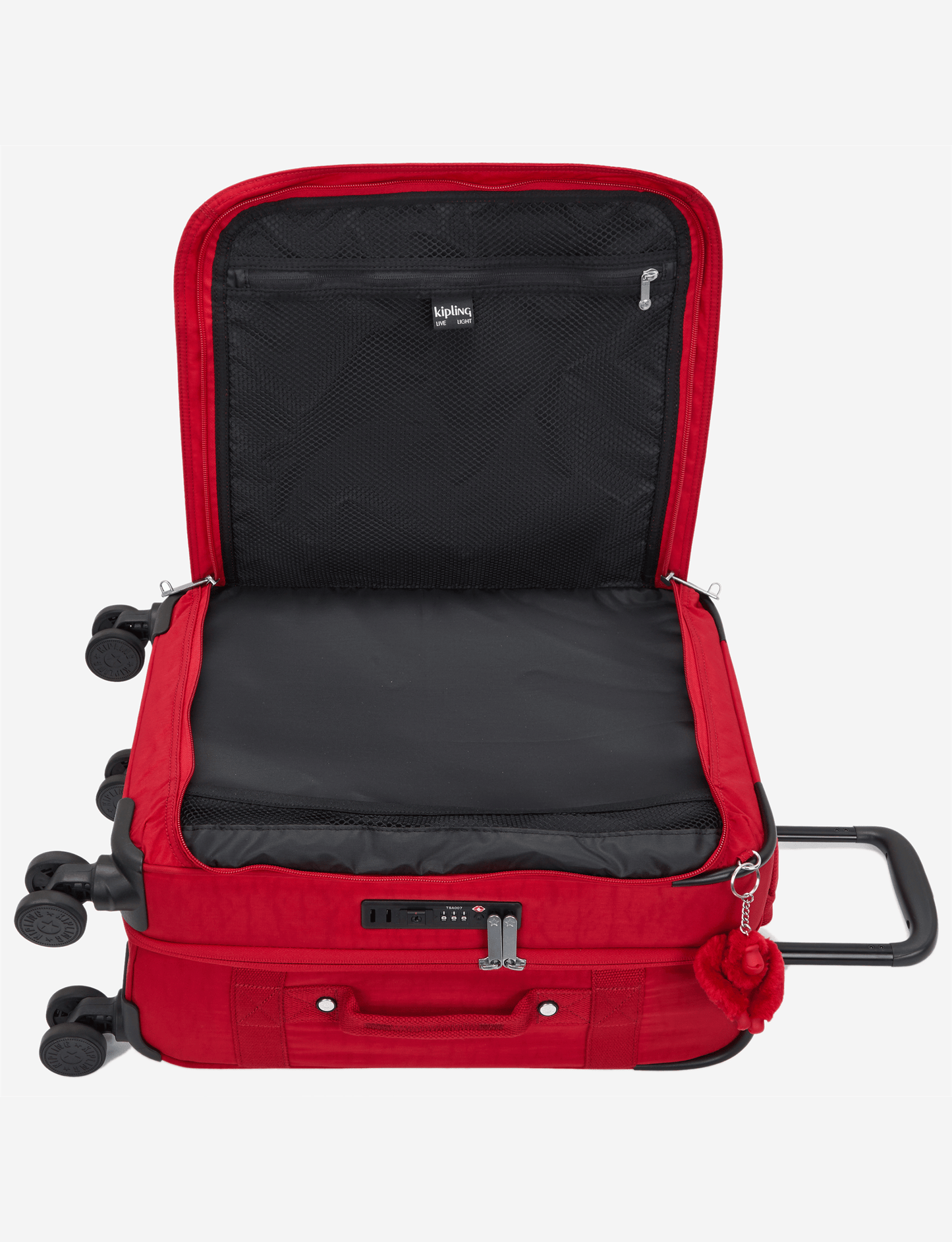 Kipling Spontaneous S Ruby Red Small Wheeled Luggage I5508-1NW