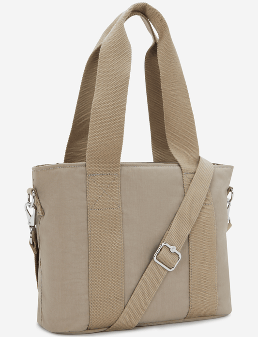 Kipling Minta M Up Soft Taupe Medium Tote (with Removable Shoulderstrap) I8642-4PW