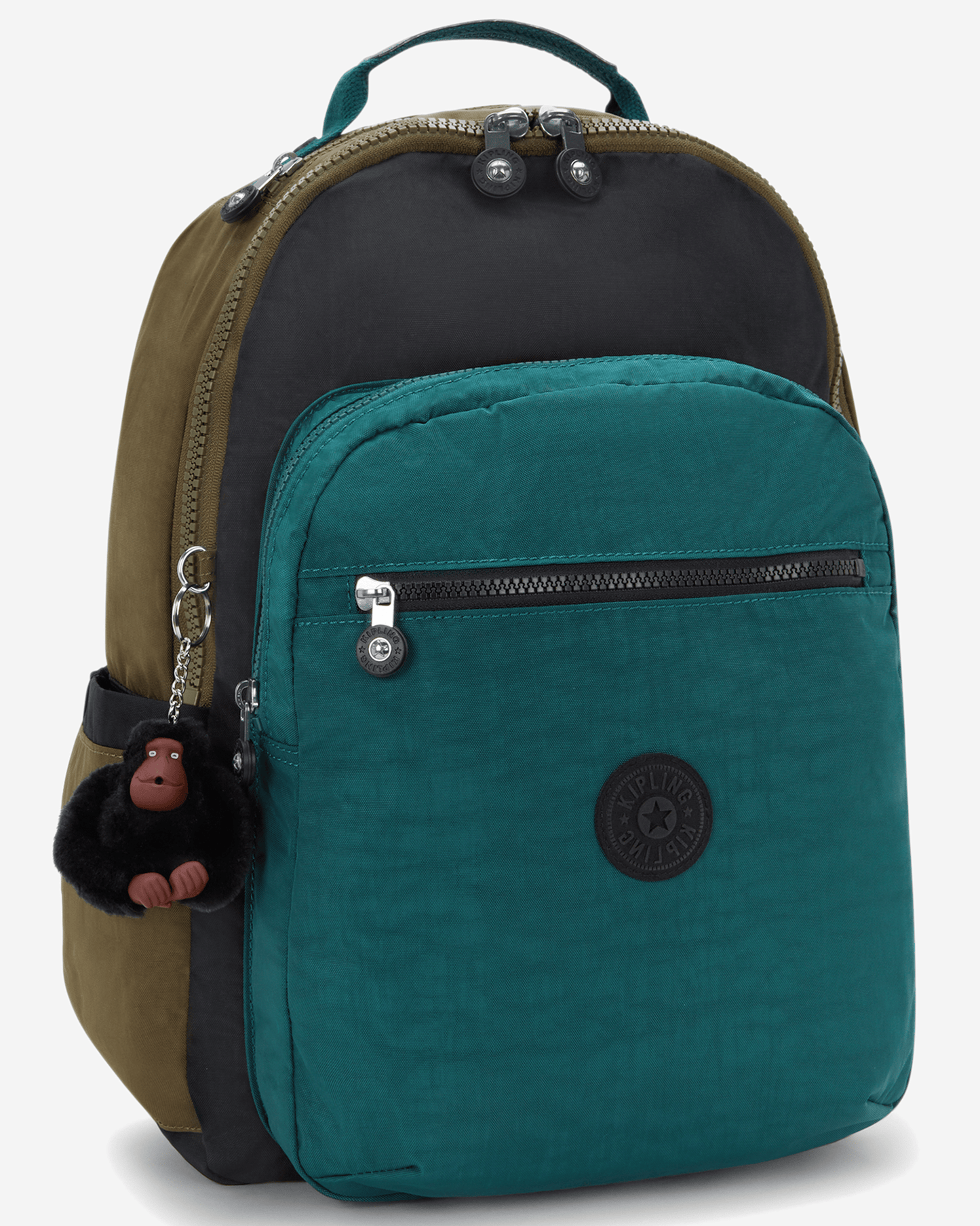 Kipling Seoul Black Khaki Bl Large Backpack I5140-5FY