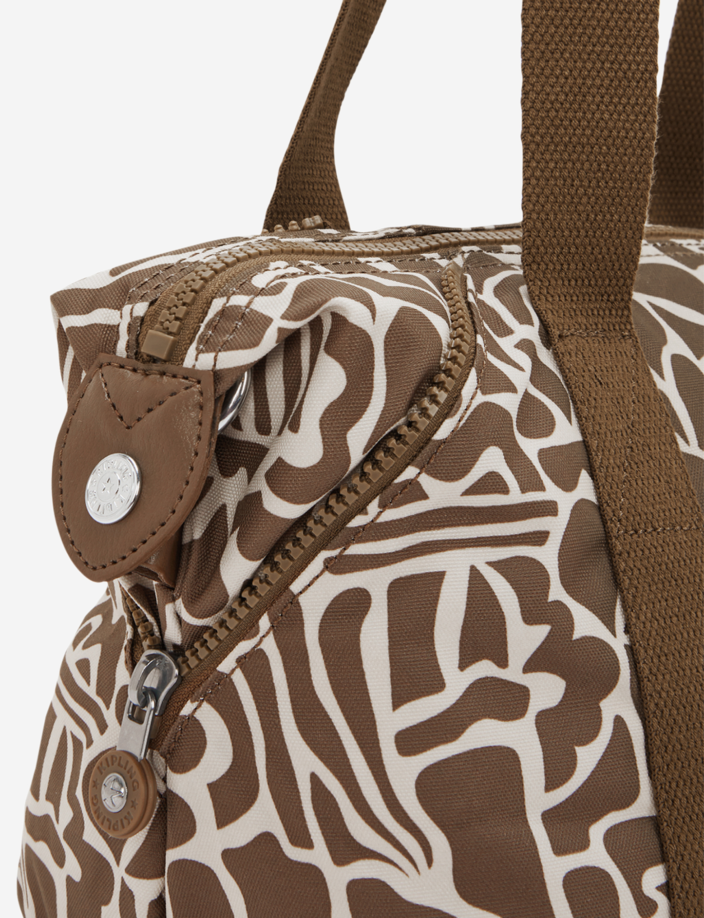 Kipling Art Mini Cocktail Khaki Small handbag (with Removable Shoulderstrap) I5656-9GD