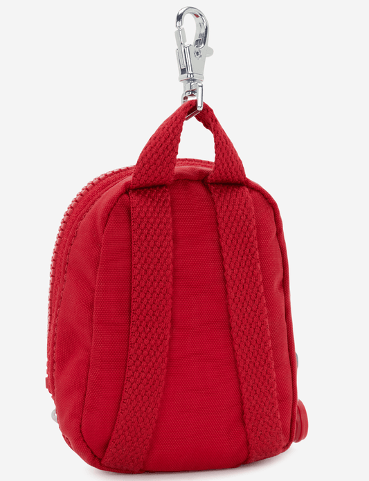 Kipling Mini Seoul Ruby Red Small Purse with Keychain I5501-1NW