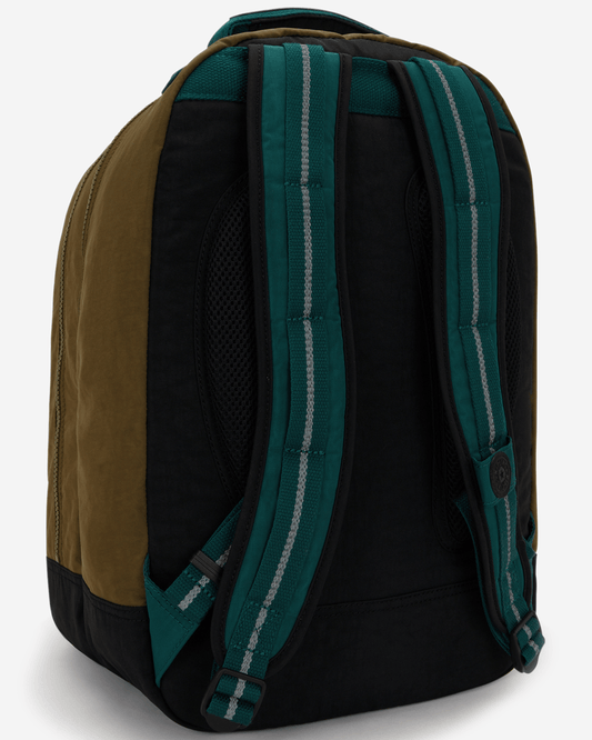 Kipling Class Room Black Khaki Bl Large Backpack with Laptop Compartment I4053-5FY