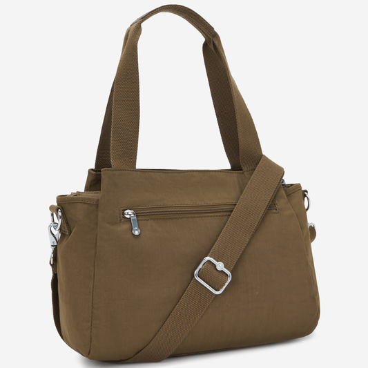 KIPLING Elysia Smooth Khaki Medium shoulderbag (with removable shoulderstrap) 43791-1NA