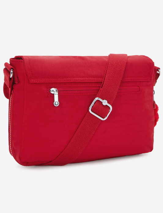Kipling Dalma Ruby Red Medium Crossbody (with Expandable Zip) I8123-1NW
