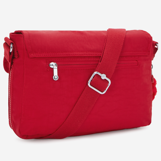 Kipling Dalma Ruby Red Medium Crossbody (with Expandable Zip) I8123-1NW