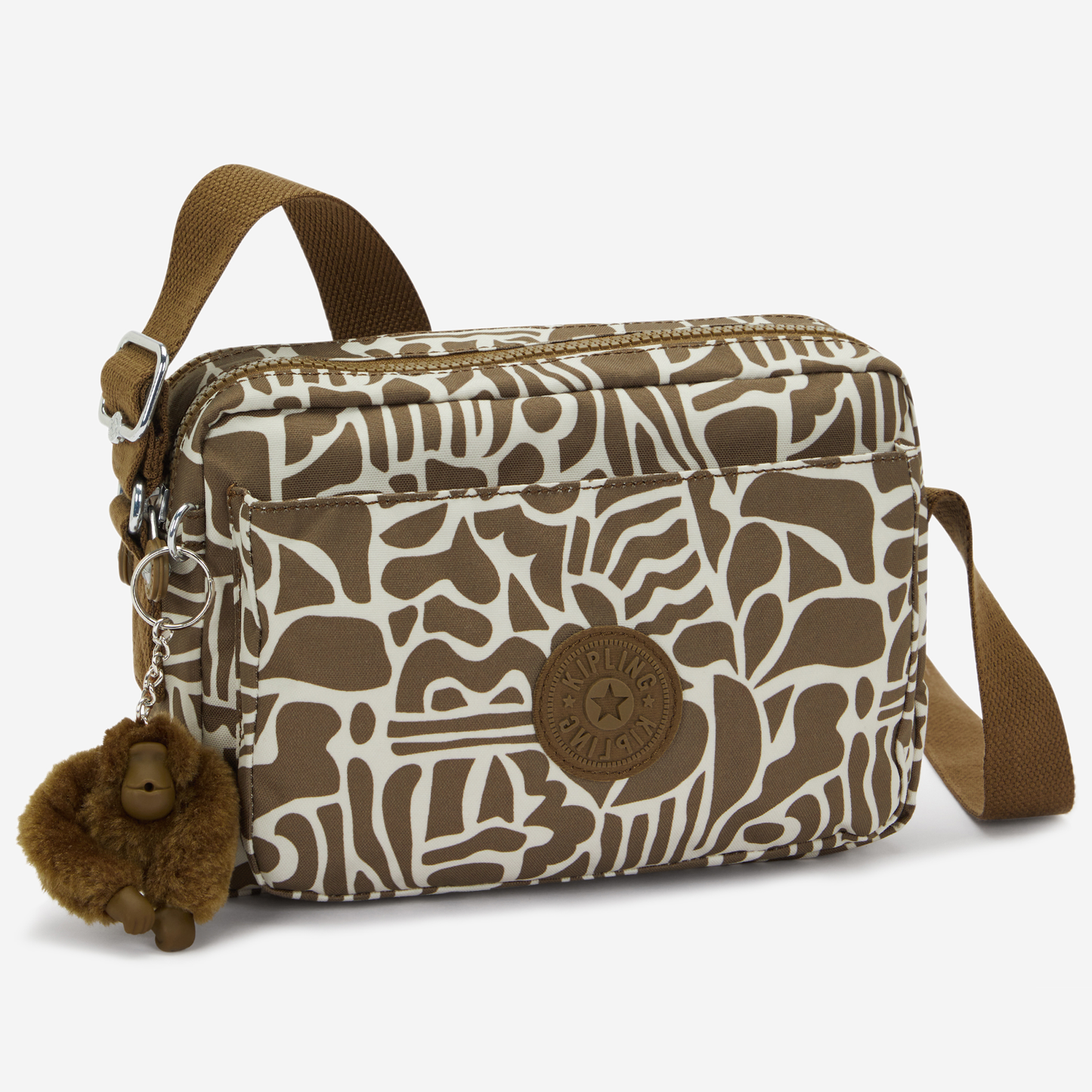 Kipling Abanu M Cocktail Khaki Medium Crossbody I6237-9GD