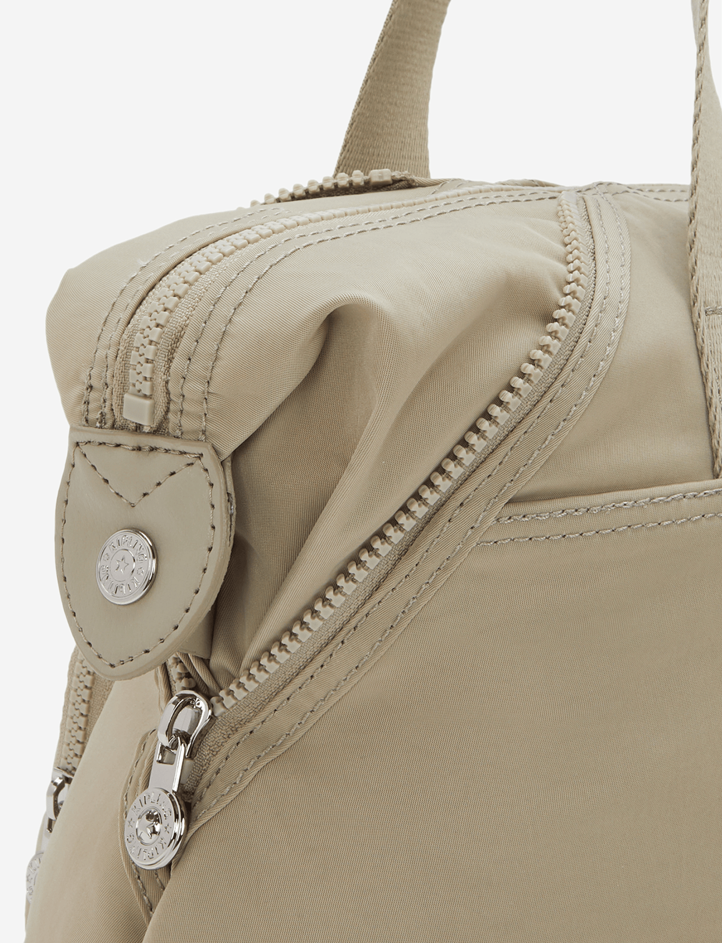 Kipling New Art Duo Pocket Boho Tan Medium Shoulderbag (with Removable Shoulderstrap) I8472-1HX