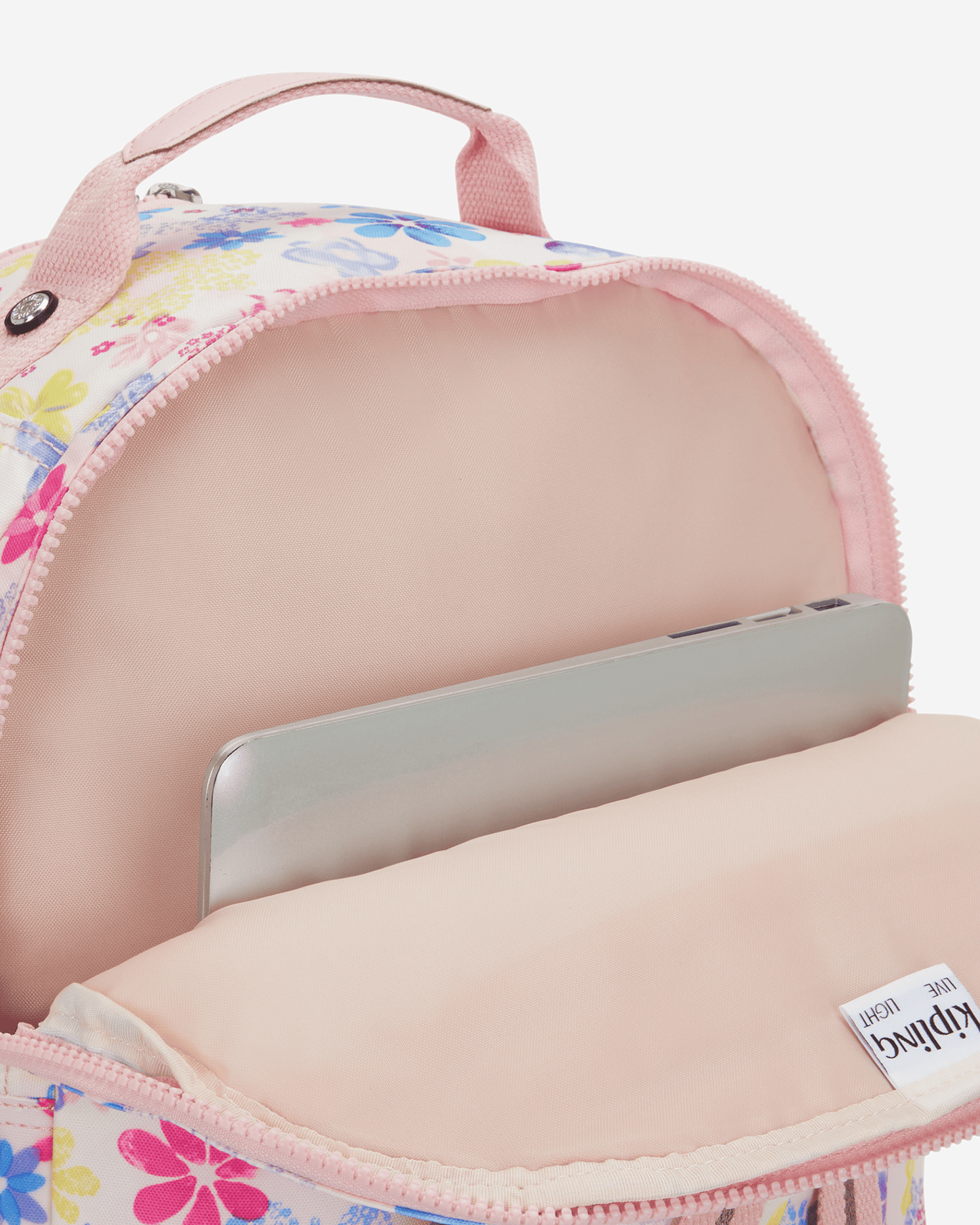 Kipling Seoul College Extra Flower Stamp Large Backpack with Laptop Compartment I6101-8EM