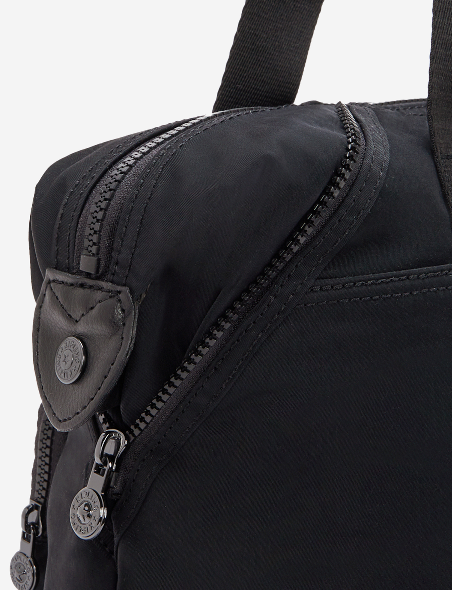 KIPLING New Art Duo Pocket Infinite Black Medium shoulderbag (with removable shoulderstrap) I8472-2EN