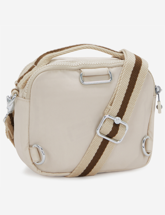 Kipling Cahir Soft Sand Small Crossbody (Convertible to Backpack) I8061-9LO