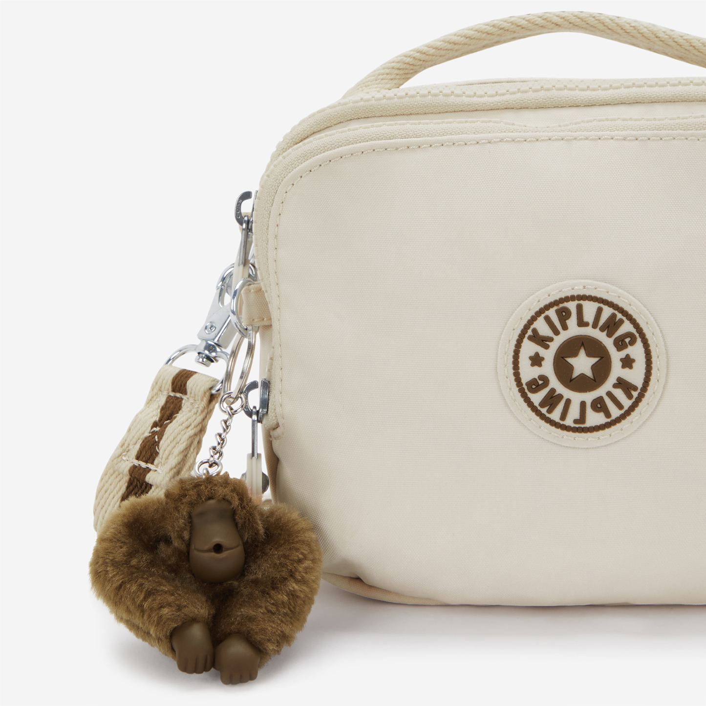 KIPLING Cahir Soft Sand Small crossbody (convertible to backpack) I8061-9LO
