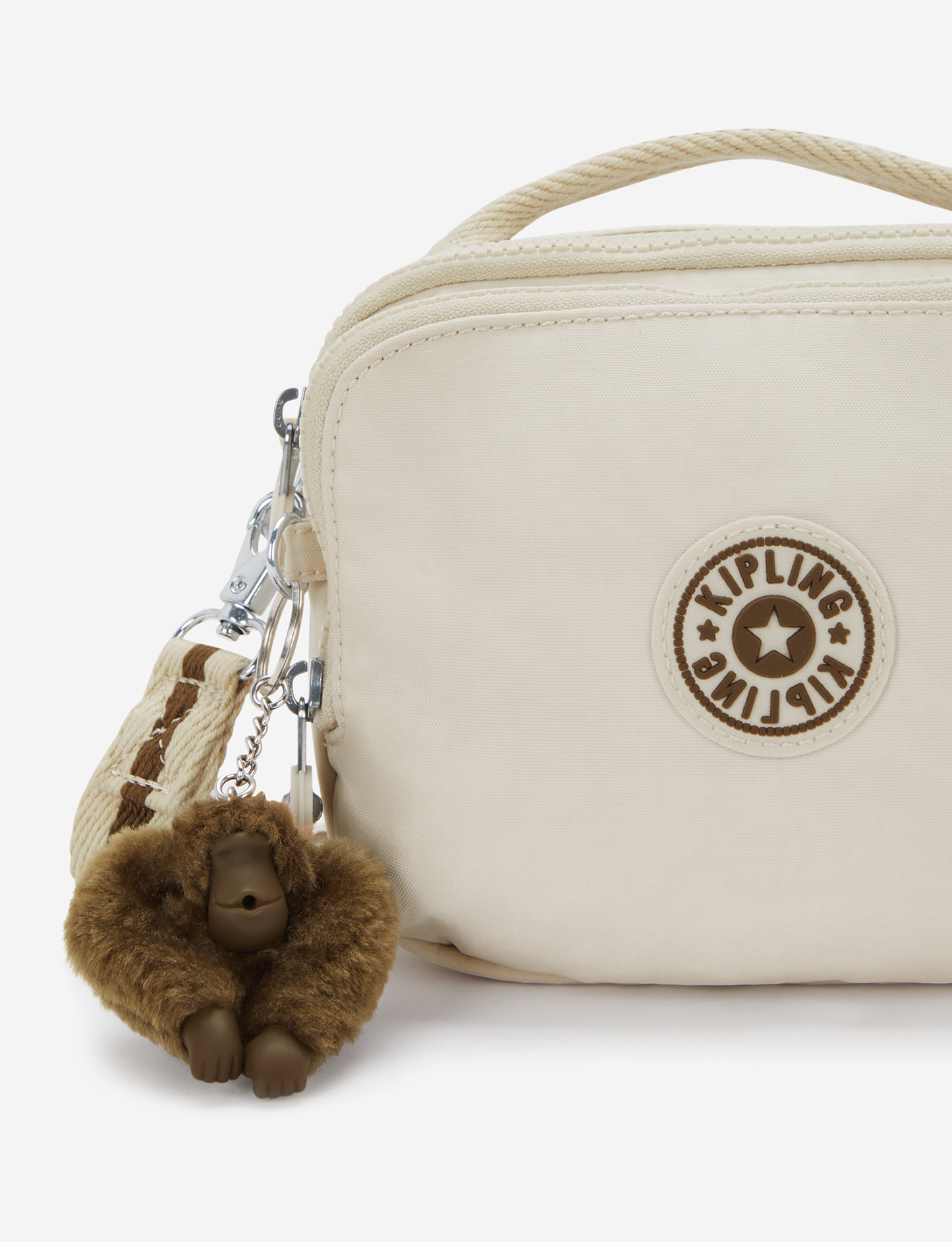 Kipling Cahir Soft Sand Small Crossbody (Convertible to Backpack) I8061-9LO