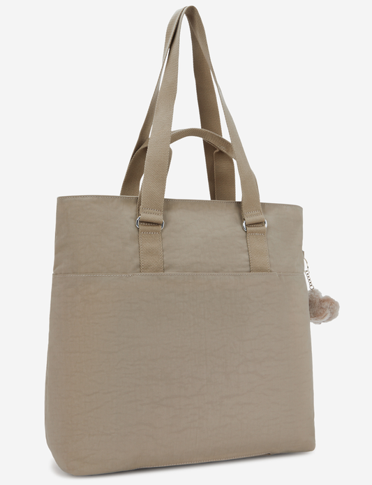 Kipling India Soft Taupe Large Tote I4609-4PW
