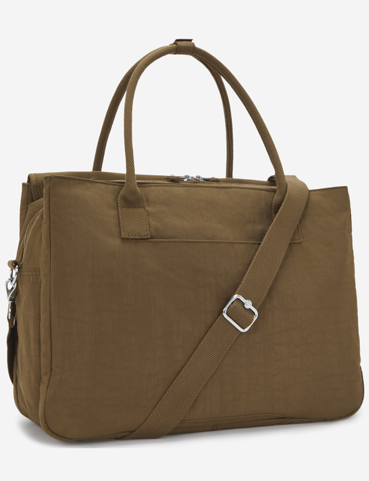 Kipling Superworker Smooth Khaki Working bag (with Removable Shoulderstrap) I4444-1NA