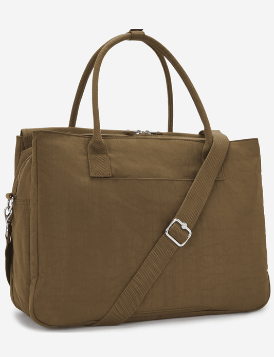 Kipling Superworker Smooth Khaki Working bag (with Removable Shoulderstrap) I4444-1NA