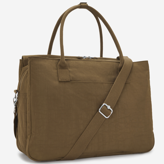 KIPLING Superworker Smooth Khaki Working bag (with removable shoulderstrap) I4444-1NA