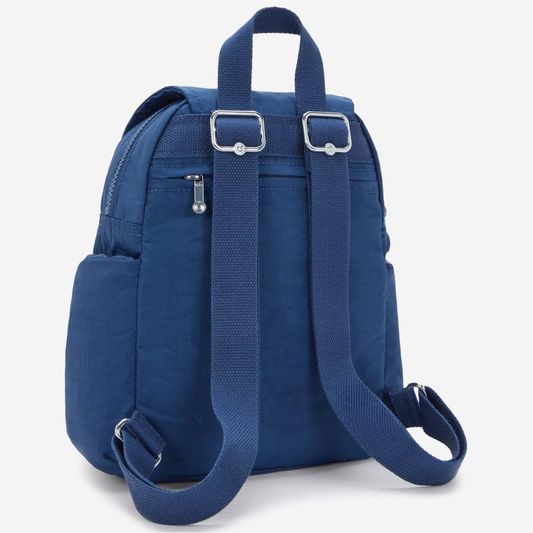 Kipling City Zip Mini Casual Blue Mini Backpack with Adjustable Straps I6046-5PZ