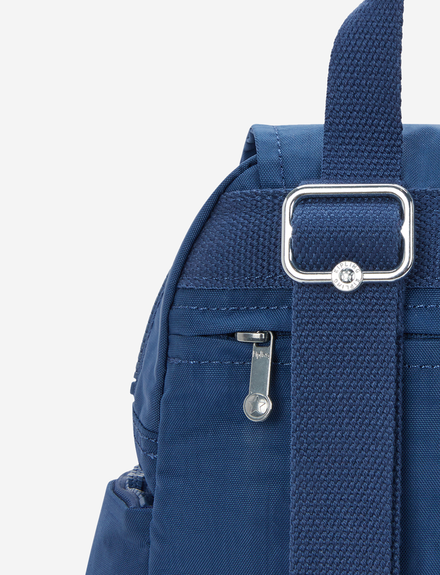 KIPLING City Zip Mini Casual Blue Mini Backpack with Adjustable Straps I6046-5PZ